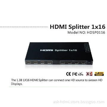 High quality HDMI splitter 1in 16 out